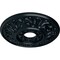 Ekena Millwork Valletta Ceiling Medallion (Fits Canopies up to 3 1/2"), 18"OD x 3 1/2"ID x 1"P, Night Shade CM18VLNSF - alternate 3